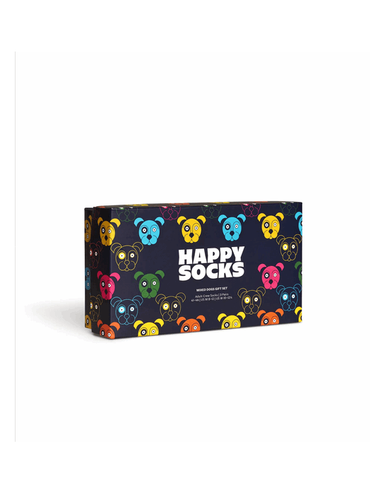 Happy Socks 3-Pack Mixed Dog Socks...