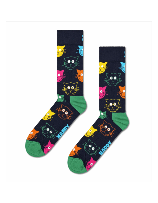 Happy Socks 3-Pack Mixed Cat Socks...
