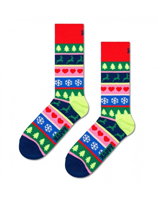 Happy Socks Christmas Stripe Κάλτσα (P000265)